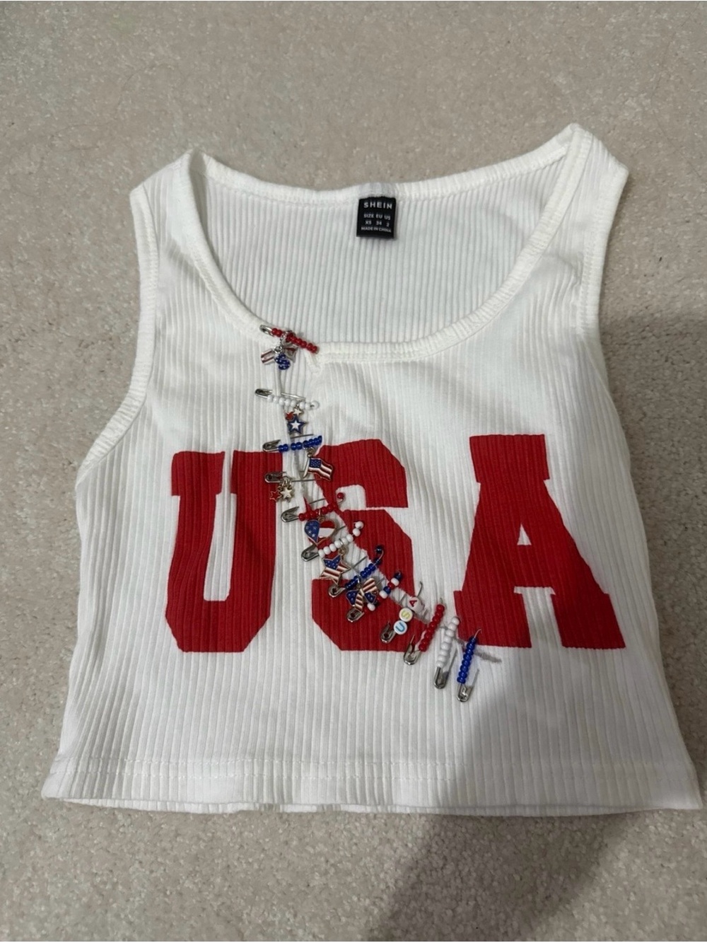 USA 4th of July Tank Top
